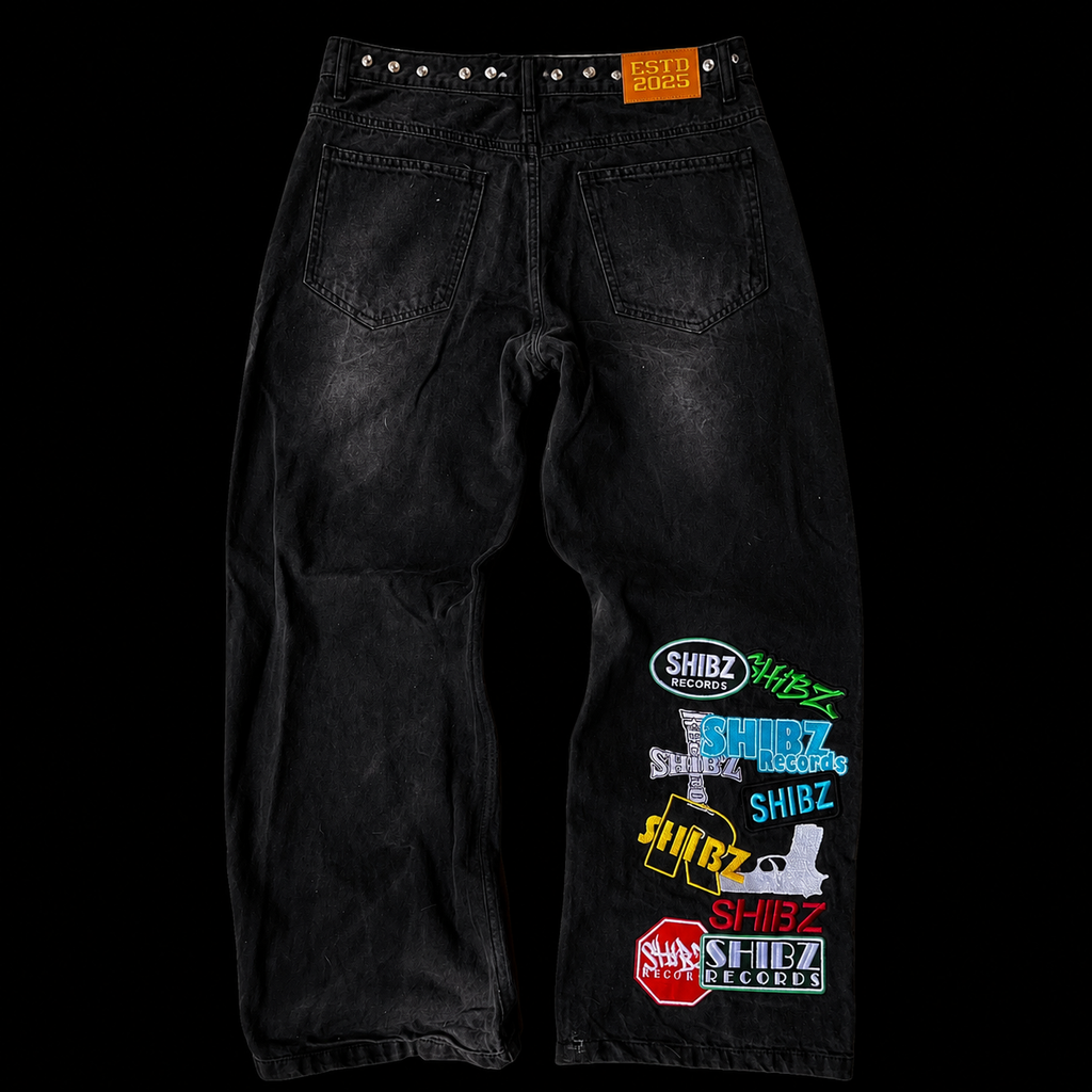 All Over Embroidery Jeans