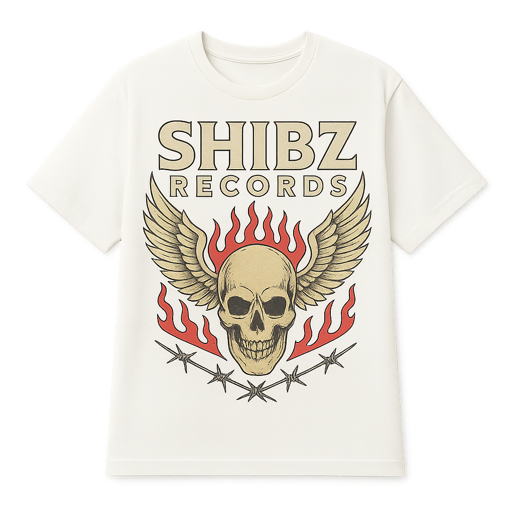 SHIBZ RECORDS White T Shirt